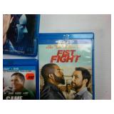 DVD and Blu Ray – Harry Potter – Little Fockers – I killed Giants – Sliders -Star Trek – Young Messiah – Submergence – One the game stands tall – Fist Fight Replicas – 007