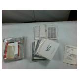Large Lot of Manuals and Instruction for WII  Nintendo  Sony and other video system manuals like PS2