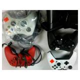 Large lot of Joysticks and Virtual Goggles  PS2 and 3 for Xbox  Nintendo WII numchuck
