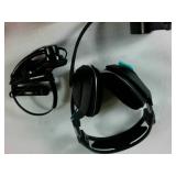 Lot of Portable Speakers and Headsets  Includes Altex Lansing