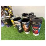 Movie Theater Popcorn Tins & Soda Cups