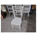 (72) White Chiavari Chairs...