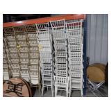 (72) White Chiavari Chairs...