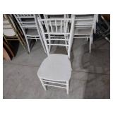 (48) White Chiavari Chairs...