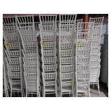 (48) White Chiavari Chairs...
