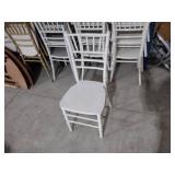 (40) White Chiavari Chairs...