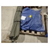 White Vinyl Canvas Tent, 20x20...