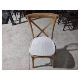 (40) Brown Crossback Chairs...