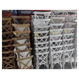 (40) Delta White Crossback Chairs...