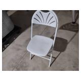 (128) Poly Folding Chairs...