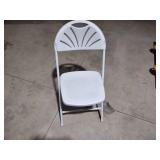 (76) Poly Folding Chairs...