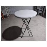 (8) Folding Bistro Tables, 31.5"...