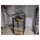 (10) 36" Bistro Tables with Cart...