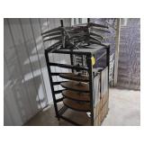 (10) 36" Bistro Tables with Cart...