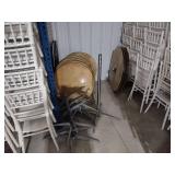 (8) 30" Bistro Tables, (2) 30" Tops...