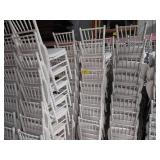(40) White Chiavari Chairs...