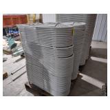 (110) Poly Folding Chairs...