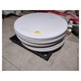 (10) 48" Poly Folding Tables...