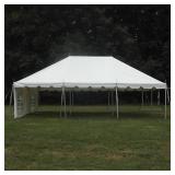 White Vinyl Canvas Tent, 20x30...