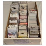 HUGE Box FULL of NASCAR, Racing, Cars, Hod Rods, Air Planes, Tanks, Muscle Cars, Chopers and Racing by Year