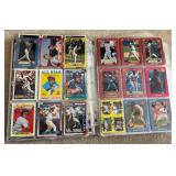 Misc Basketball & Baseball Card Binder Sheets