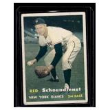 1957 Topps Red Schoendienst #154 Vintage Baseball Card