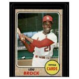 Lou Brock 1968 Topps #520 Vintage Baseball Card