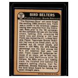 Frank and Brooks Robinson 1968 Topps Bird Belters #530 Vintage Baseball Card