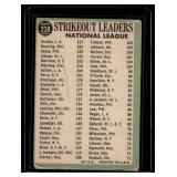 Sandy Koufax / Jim Bunning 1967 Topps NL Strikeout Leaders #238 Vintage Baseball Card