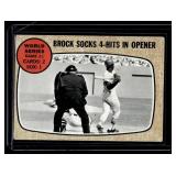 Lou Brock World Series 1968 Topps #151 Vintage Baseball Card