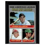 Harmon Killebrew / Reggie Jackson 2nd Year 1970 Topps AL HR Leaders #66 Vintage Baseball Card