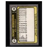 Rickey Henderson 2nd Year (1st Fleer Card) 1981 Fleer #574 Vintage Baseball Card