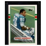Barry Sanders RC 1989 Topps Traded #83T Rookie Football Card