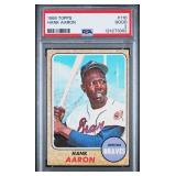Hank Aaron PSA 2 1968 Topps #110 Vintage Baseball Card