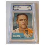 Dick Williams Graded 7.5 NM+ 1963 Topps #328 Vintage Baseball Card