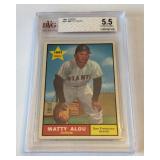 Matty Alou BVG 5.5 EX+ 1961 Topps #327 Vintage Baseball Card
