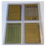 (4) 1978-79 Topps Football Star Card Lot - Tarkenton, Staubach, Bradhaw, Campbell (rookie year), OJ