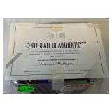 Alexander Mattison Signed Minnesota Vikings Mini Helmet with COA