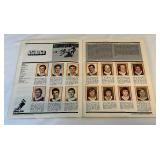 1973 NHL Hockey Players Photot Album - Complete with all stickers / photos! - Vintage Hockey Cards