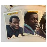 1980 Topps Giant Football 30 Card Set - Payton, Dorsett, Harris, Bradshaw and More w/ Extras