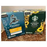 Caribou and Starbucks K-Cups