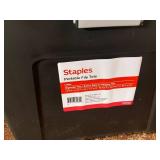 Staples Portable File Totes
