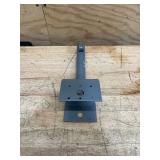 Simpson Strong-Tie 10.31 in. H X 3.56 in. W 12 Ga. Steel Elevated Post Base