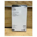 Commercial Electric 6 ft. 12-Outlet Black Surge Protector with USB