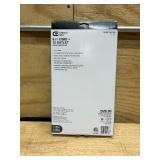 Commercial Electric 6 ft. 12-Outlet Black Surge Protector with USB