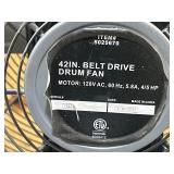 Strongway 42in. Belt Drive Drum Fan, 17,500 CFM, 15/16 HP MSRP $449.99