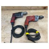 Milwaukee Lot of 2- Drills