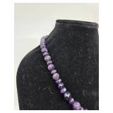 925 Sterling Silver Natural Amethyst Necklace - 436.1 Carats, 87.3 grams