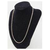 Sterling Silver Chain Link Necklace- 6.27 grams