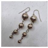Sterling Silver Dangling Tiered Earrings